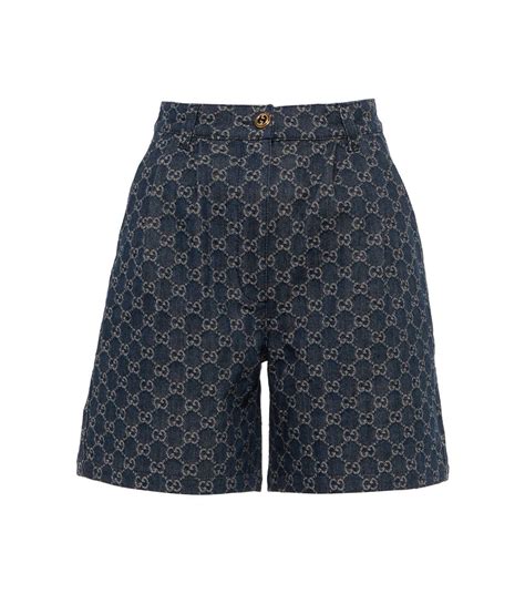 gucci green shorts|gucci denim shorts men.